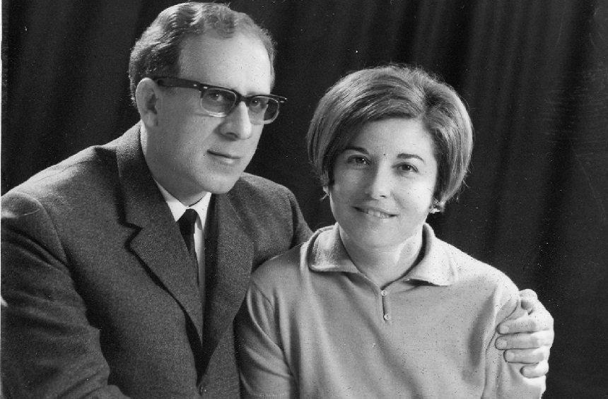 Amerikos Argyriou with his wife.