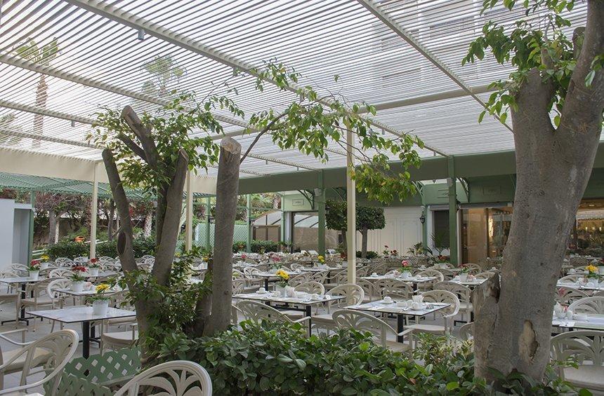 Anthea Restaurant: A dining venue with its own greenhouse area!