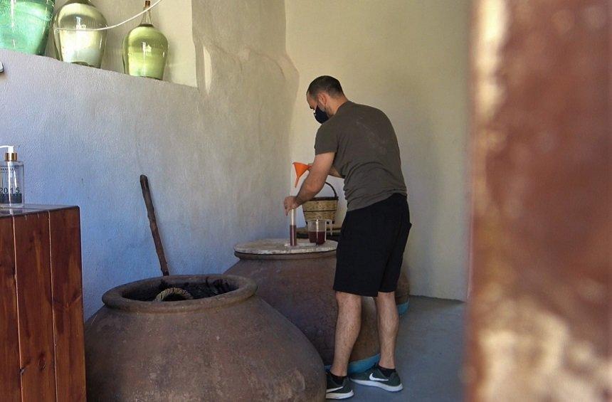 Stelios revives a traditional craft in the village, creating a real time machine!