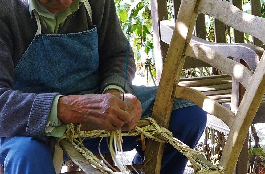 The art of the chair maker: A persistent craftsman carries on his craft as he nears his 100th birthday!