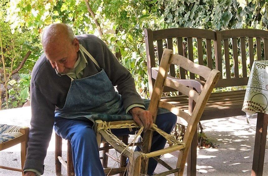 The art of the chair maker: A persistent craftsman carries on his craft as he nears his 100th birthday!