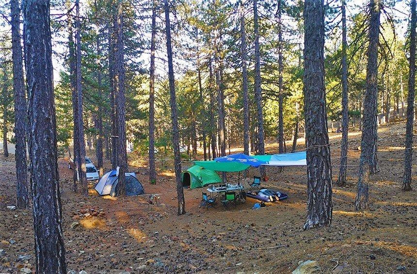 Troodos camping site