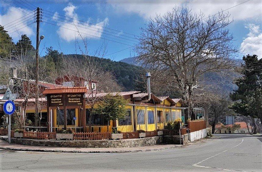 Byzantio Restaurant: A popular stopover in the mountains featuring hearty, Cypriot cuisine!