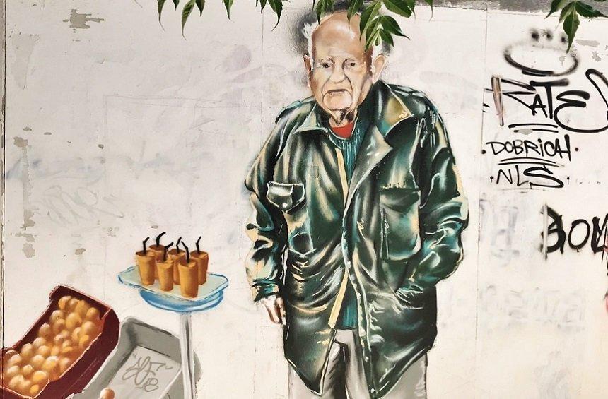 PHOTOS: The 'old man with the orange juce' now has his own mural in Limassol!