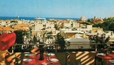 The views from the hotel's roof garden. (Photo: Limassol Historical Archives)