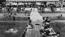 Castella beach in Agios Tychon in the 1960s.