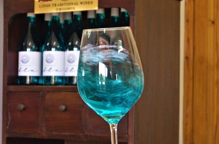 Blue wine: The first Cypriot blue wine, was made in a Limassol winery!