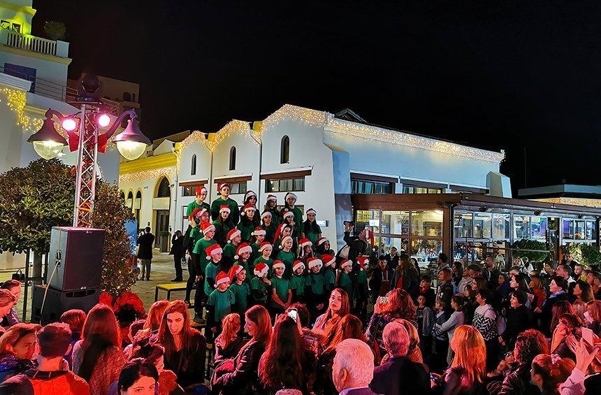 Christmas on the sea with the tallest tree in Limassol!