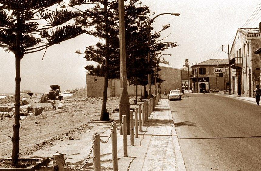 Black and white images of the unrecognizable Limassol seafront!