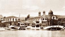 The image of the church from the sea, in the beginning of the 20th century.