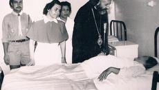 President Makarios visiting the Sanatorium.