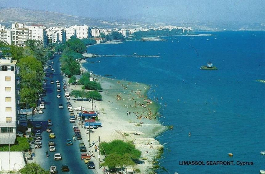 Black and white images of the unrecognizable Limassol seafront!