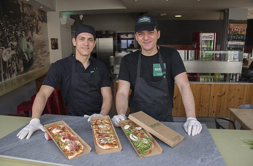 PHOTOS: This place in Limassol, makes and serves pizza per meter!