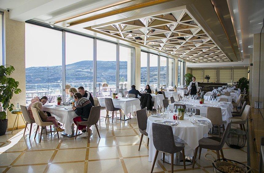 Playia restaurant: A dining venue, in a winery with panoramic views!