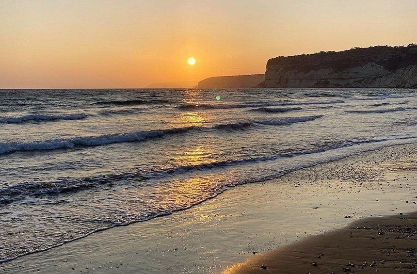 Sunset on the west coast of Limassol!