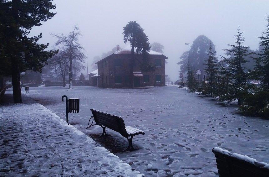 20 + 1 magical images from the snowy New Year's Day on Troodos!