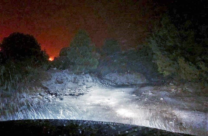 The night of white that brought with it the first snowfall in Troodos!
