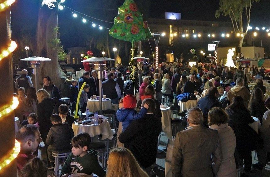 PHOTOS + VIDEO: An amazing, festive setting in the Christmas park of Yermasoyia!