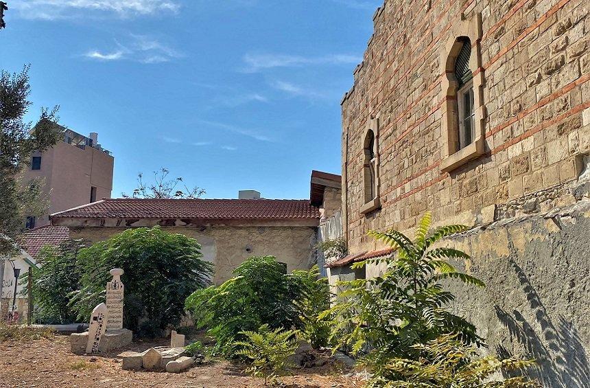 The remains of the medieval church on Zik-Zak Street