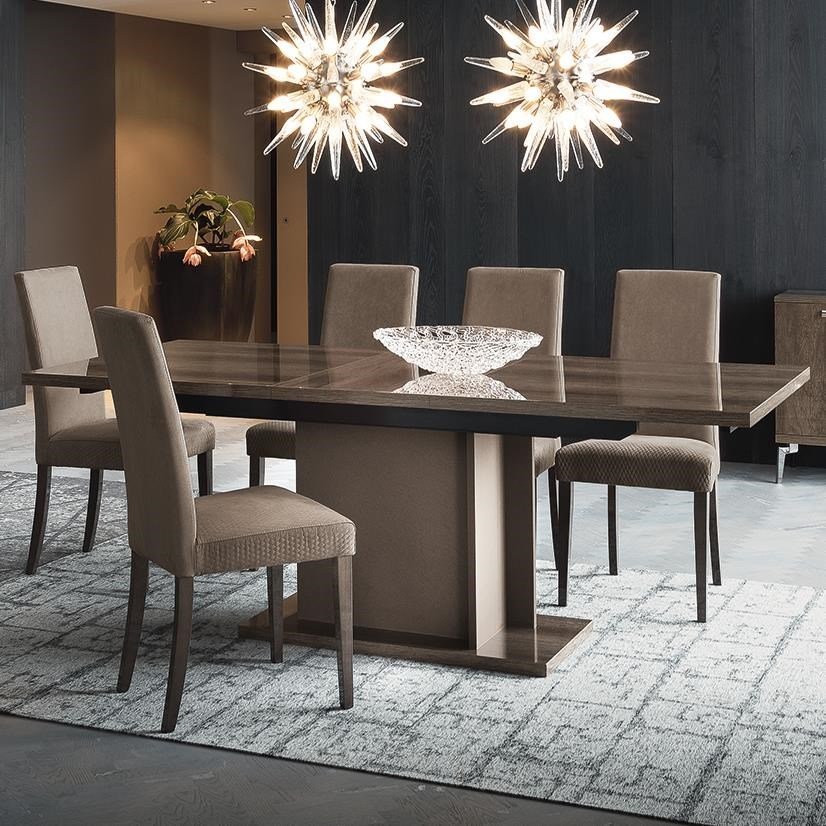 Contemporary style dining table, now in store!