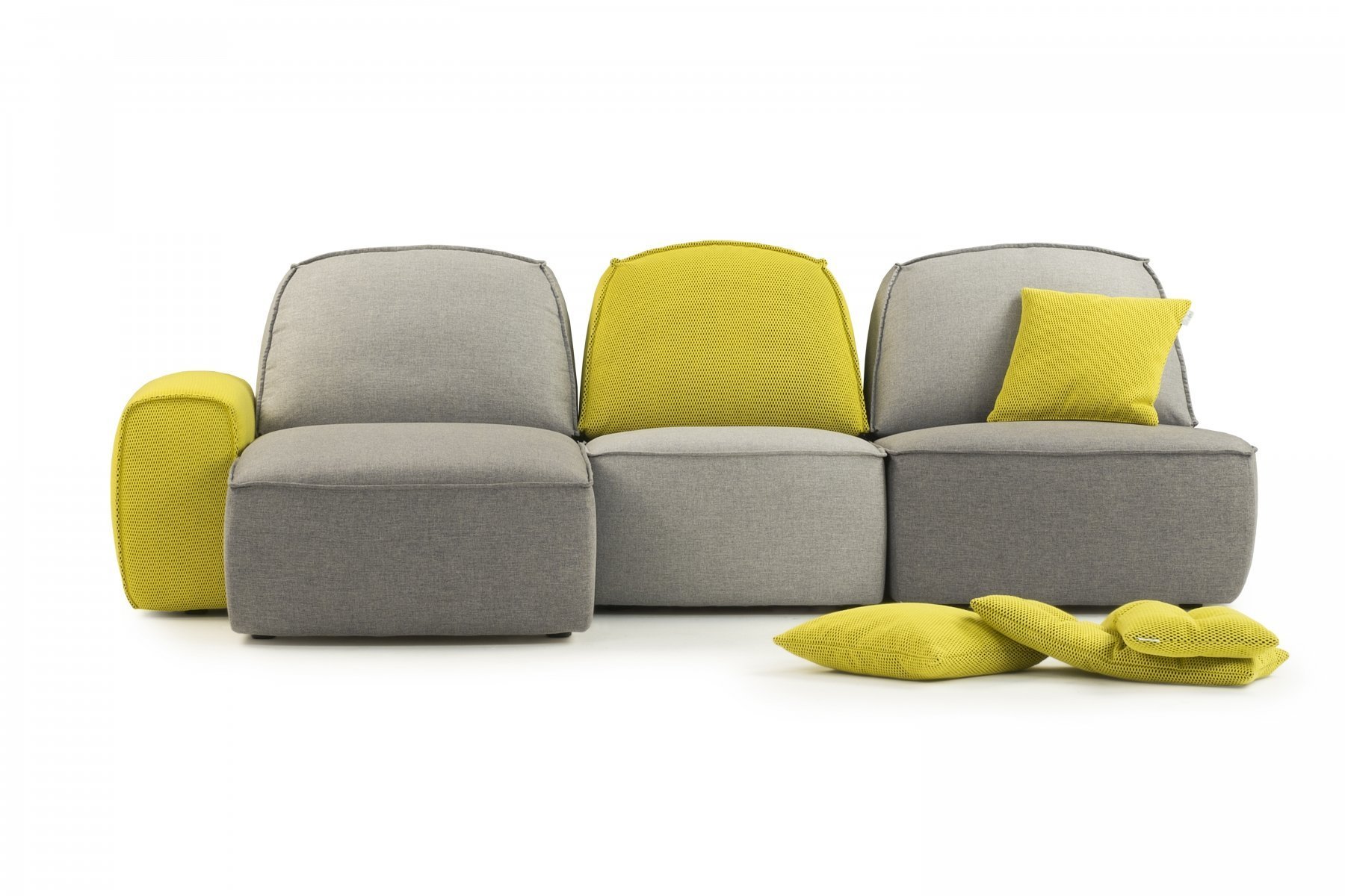 Lazy is a soft-shaped, cozy sofa which can create multiple combinations